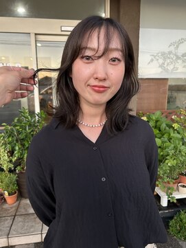 ヘアメイク エイト キリシマ(hair make No.8 kirishima) オリーブグレージュ+くびれレイヤー