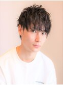 スペインカール/スパイキーショート/フェザーパーマ/北堀江