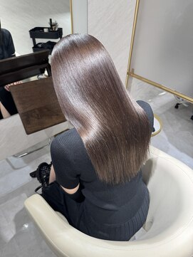 ミヨン 京橋店(miyon) 【miyon】韓国レイヤーカット×暗髪カラー×髪質改善