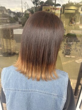 リラシー ヘアーアンドビューティー 龍ケ崎店(RELASY hair&beauty) 【ベージュブラウンカラー】