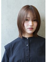 ソロ(soLo)&nbsp;小顔レイヤーボブ/髪質改善/艶カラー【染谷】