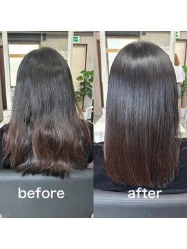 ウル バイ ドット(ulu by dot.) 【かがみ】髪質改善カラー/ツヤ感縮毛矯正[町田駅/髪質改善]