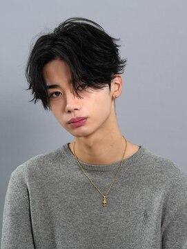 ダダ(D.D.) センターパート/フェザーショート/ニュアンスパーマ