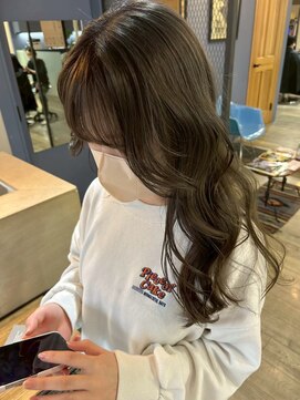 ブリックバイブレイス 千葉 千葉中央(brick by brace) 千葉駅/着物ヘア/大人ガーリー/ダークアッシュ/似合わせカット