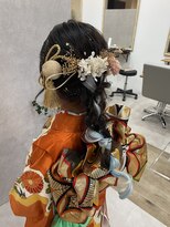 ムニヘアー(mUni hair)&nbsp;七五三　編みおろし