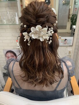 ロマンヤカタ ファース(ROMAN YAKATA fars) 髪質改善 ヘアセット ヘアアレンジ ハーフアップ@田代1/18