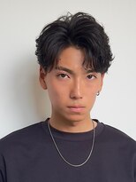 ログ(LOG)&nbsp;フェザーパーマ フェザーショート メンズショート