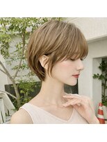 サンド 名古屋(sand)&nbsp;20代30代40代50代丸みとくびれショートカット名古屋小顔前髪白髪