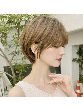 サンド 名古屋(sand) 20代30代40代50代丸みとくびれショートカット名古屋小顔前髪白髪