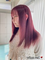 エイト 沖縄豊崎店(EIGHT toyosaki)&nbsp;【EIGHT 豊崎】お客様スタイル_ワインレッドカラー