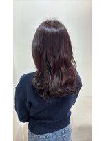 オーガスト ヘア ネイル(AUGUST hair nail) レッドブラウン/ブリーチなし/横浜/透明感カラー