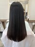 【縮毛矯正】髪質改善x縮毛矯正+カット+ＴＯＫＩＯTr 15700円