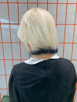 ペレ 原宿(PELE)&nbsp;ダークパープル/ナチュラルショート/夏のヘアアレンジ/原宿