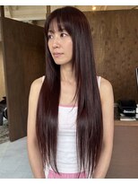 零秒女髪 千里丘店&nbsp;髪質改善で叶える艶やかロング美髪カラー艶髪髪質改善カラー艶感