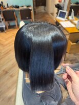 ヘアーショップ エヌアンドエー 越谷店(hair shop N&A)&nbsp;艶やかにまとまるナチュラルストレートボブ