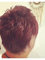 ヘアーデザイン ピニック(hair design P2C) 高発色ローズレッド