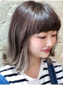 インナーカラー&ローグラデーションボブ【大西翔】