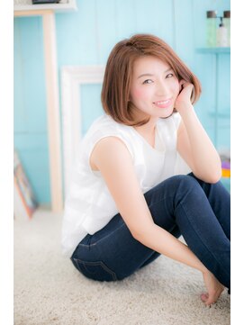 ヘアアンドビューティー ミック(Hair & Beauty miq) かわいい大人の♪エレガントボブ