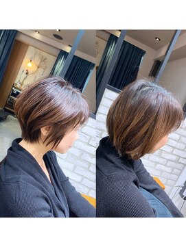 アヴァロン(AVALON) 40、50代にオススメ！絶壁解消くびれ前下がりショート