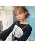 【Lond fleur 石畑結華】ニュアンスバングウエーブボブ