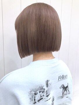 アイティー バイ アルバム 浦和店(IT by ALBUM) ベージュボブ_ホワイトアッシュエアリーミディ_ba311673