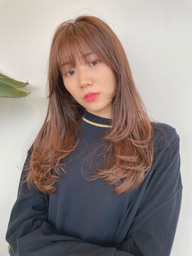 シェル 津山の手店(shel) 柔らかさUP流れるレイヤー20代30代シールエクステ立体感ロング