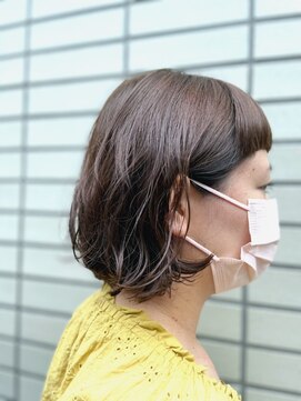 フラット 千葉(Flat.) ショートボブ/プラムベージュ【千葉】