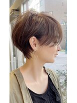 アース 大曽根店(HAIR&MAKE EARTH)&nbsp;30代40代丸みショートヘア
