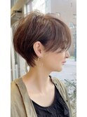 30代40代丸みショートヘア