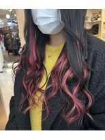ヘアーグランデシーク(Hair Grande Seeek)&nbsp;シールエクステインナーカラーレッド☆