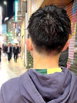 ヒロギンザ 六本木店(HIRO GINZA) ツーブロックワイルドメンズベリーショート