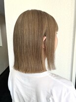 ネオリーブカップ 町田店(Neolive capu)&nbsp;切りっぱなしボブ×ミルクティーベージュ【町田/jr町田/町田駅】