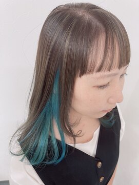 ダンクレスト(Daan Crest) 【インナーカラー】×【ターコイズ】