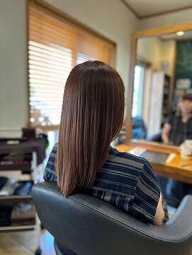 ラクヘアー 上福岡店 20代30代大人可愛いアッシュベージュカラー