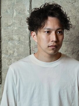 ザ ダグラスヘア 岐阜 忠節橋通り(The Douglas hair) 【ツイストスパイラルパーマ】ツーブロックアップバング