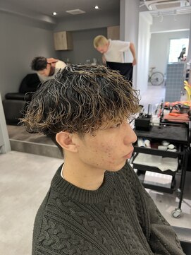 パーク バイ クリーム 大宮(PARK by CREAM) 【メンズ】波巻きスパイラルパーマ