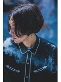 ダークアッシュ×ニュアンスパーマ