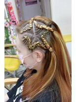 エクステ専門店ミキ 横浜店(MIKI)&nbsp;コーンロウ★星型☆大人 学生 キッズＫＩＤｓ子供ダンスイベント