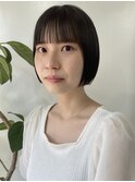 大人可愛い/丸みショート/小顔似合わせカット/ウル艶美髪