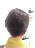 30代40代50代/黒髪スタイル/ショートボブ/ツヤ髪スタイル