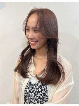 リコバイアフロート(riko by afloat) レイヤーカット/アプリコットオレンジ/暖色カラー