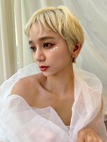 バイオレット 表参道店(Violet)&nbsp;ハイトーンハンサムショートホワイトカラー