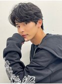刈り上げショートニュアンスパーマ韓国マッシュ　O2