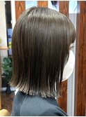 髪質改善縮毛矯正,レイヤー,縮毛矯正,白髪ぼかしハイライト.白髪