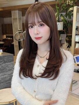 グランド(GRAND) レイヤーカット/透明感ベージュ/20代/30代/40代/表参道【大本】