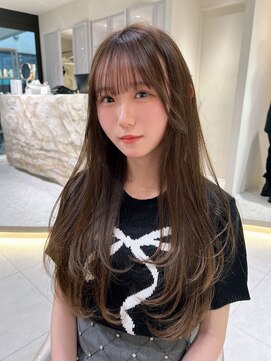 ロンドメリア 天神大名店(Lond Melia) イメチェンヘアスタイル美髪のススメワイドバングブルーブラック