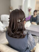 ナコプラス(naco+)&nbsp;ヘアセット（ハーフアップ）