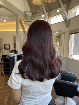 ココバイジル(CoCo by JILL) ワインレッド/ブリーチなし