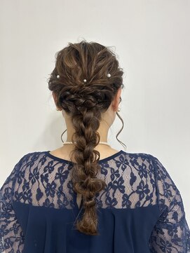 ヘアセットサロン クリアリティ(clarity) あみおろしアレンジ