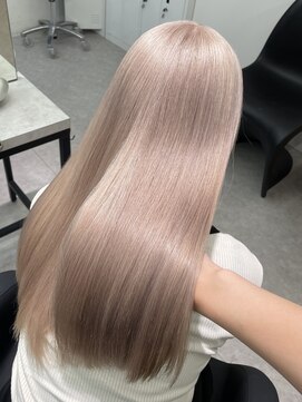 ペレ アネックス 大阪梅田茶屋町店(PELE ANNEX) くびれヘア/アプリコットオレンジ/ハイライトカラー/梅田